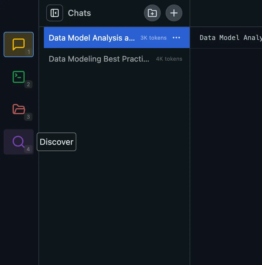 user interface for a data modeling application, likely SqlDBM